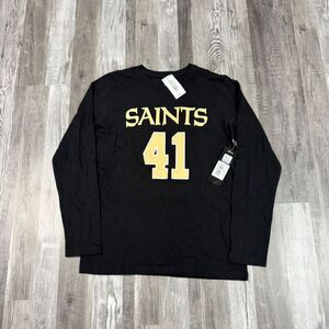 Size Large (14/16) - NFL New Orleans Saints #41 Alvin Kamara L/S Shirt